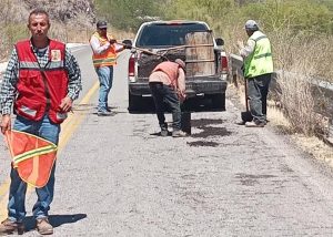 Trabajos de bacheo