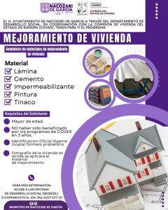 Programa de mejoramiento de vivienda