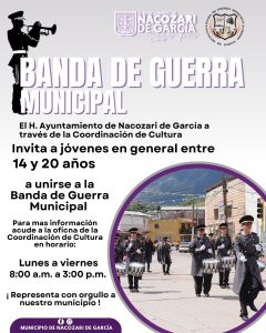 Únete a la Banda de Guerra Municipal