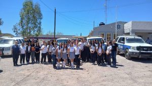 Paseo institucional con alumnos de secundaria