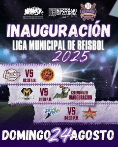 Una nueva temporada comienza ¡El béisbol vuelve con fuerza a Nacozari!