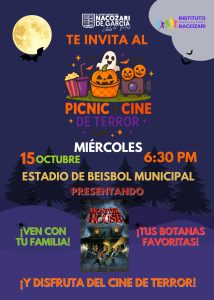 Noche de picnic y cine de terror bajo las estrella