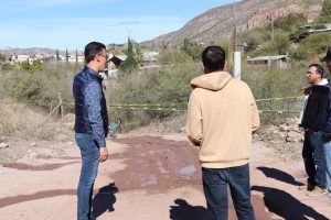 Pavimentación de calle en la colonia Linda Vista