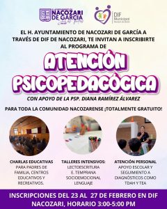 Programa de atención psicopedagógica