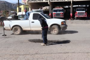 Seguimos mejorando las calles de Nacozari de García