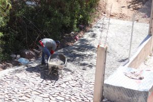 Avanzan trabajos de empedrado en la Colonia Microondas