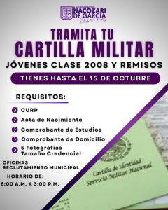 Trámite de cartilla militar